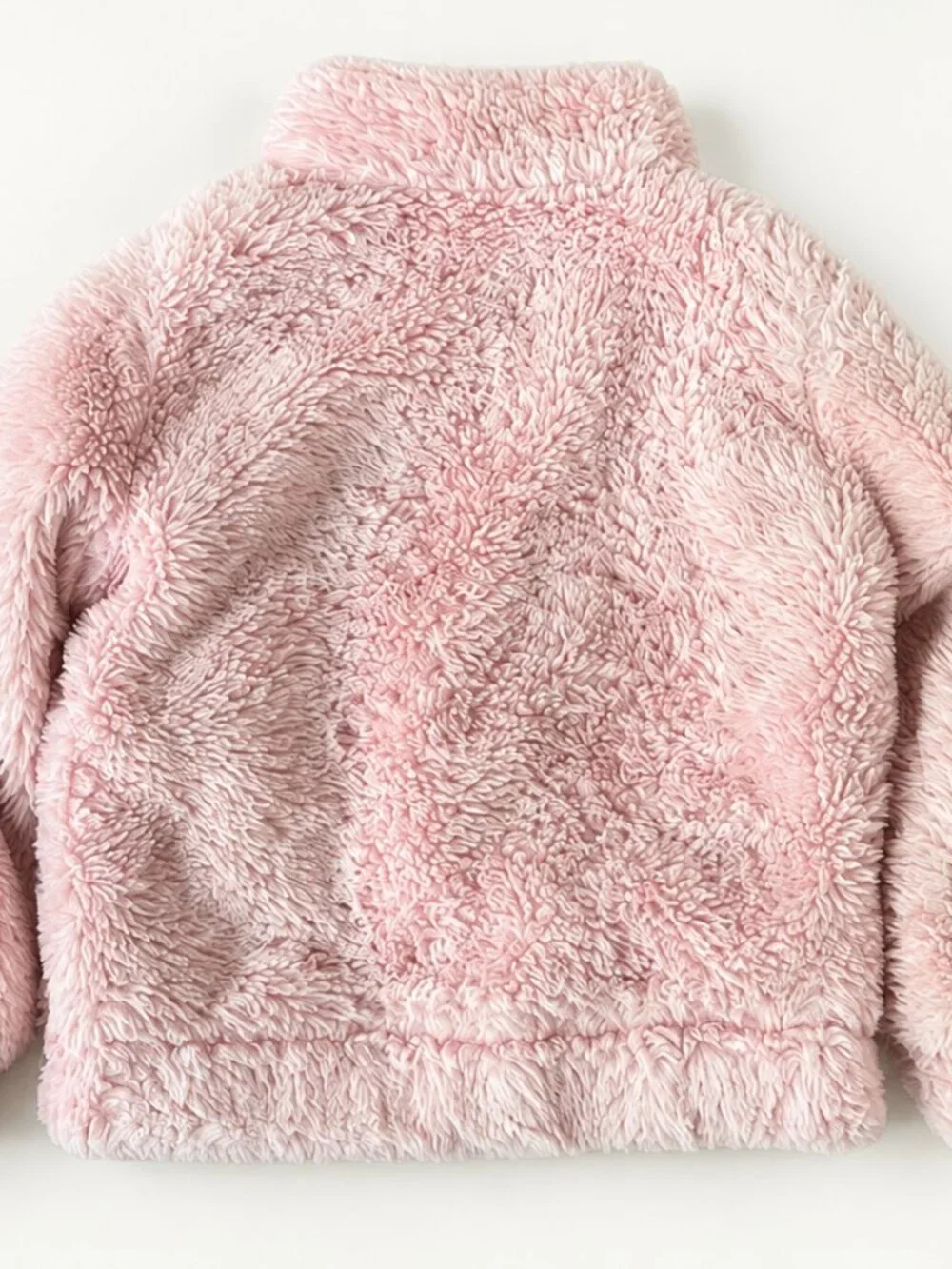 Nike Girls Pink Sherpa Fleece Full-Zip Jacket Size 3T